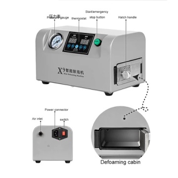 UYUE X9 Defoaming Machine Autoclave Defoaming Machine For 7 Inch Mobile Phone Defoaming Refurbishment