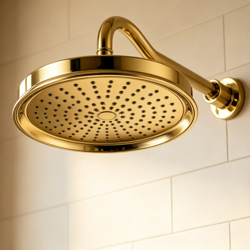 brass concealed shower set