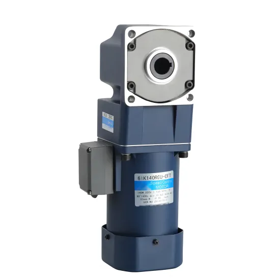 140W AC 1 Phase Induction Hollow Shaft Right Angle Gear Motor for Textile Machines