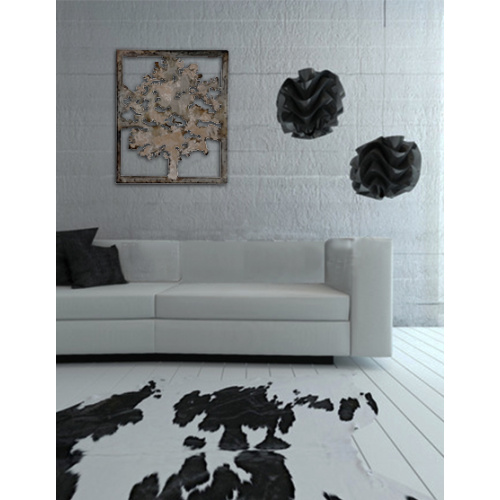 Tree-of-Life Evergreen Tree Metal Art Wall Art
