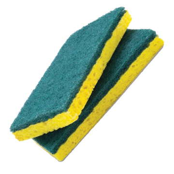 Biodegradable & Eco-Friendly Kitchen Scrub Sponges (Pack of 10)