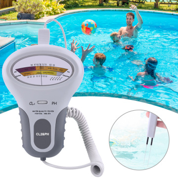 Portable SPA PH Chlorine Meter Swimming Pool Water Quality PH Cl2 Level Tester Easy Carrying Swimming Durable Parts