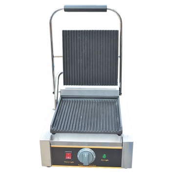 Grill di contatto a piastra singola commerciale | Grill di panini elettrici industriali