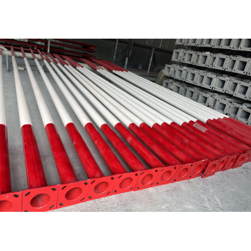 Hot dip galvanized steel pole street light pole