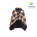 Κίτρινη καρό Fleece κουβέρτα First Sight
