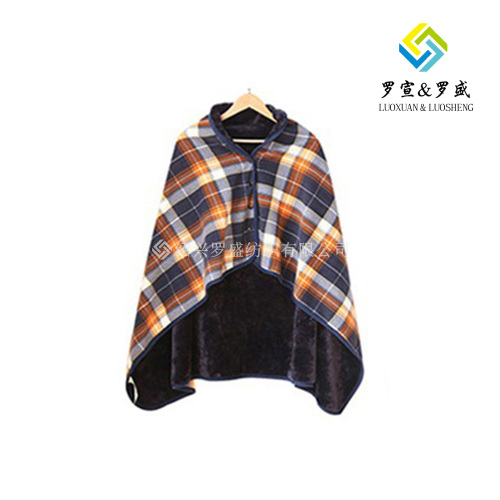 Κίτρινη καρό Fleece κουβέρτα First Sight