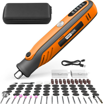 5 Speed Rotary Tool Kit with 84 Accessories and 4V Rechargeable Power