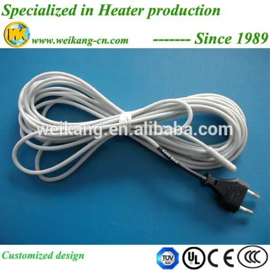 Electric heating cable with CE