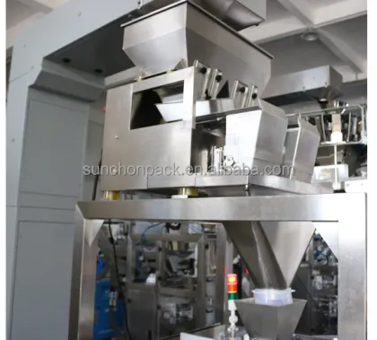 Automatic Bagging Machine for Cookies, Biscuits, and Crackers with 2 Heads Weigher