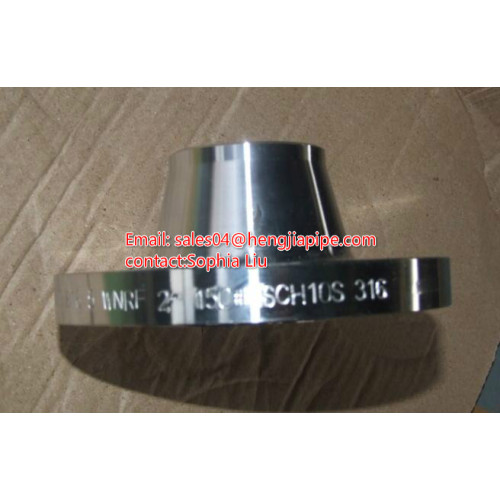 Flange de pescoço de solda CS SS 316 SCH10