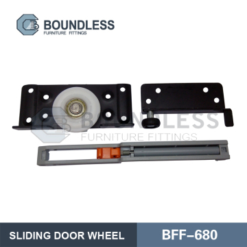 Hanging sliding door wheels with groove wheel for furnitre Door