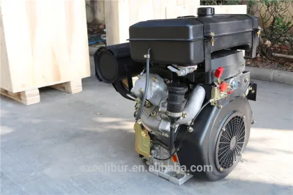 Electric Start 15 hp two cylinder diesel engine