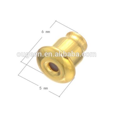 6*5mm gold plated Accessory Jewelry Earring back finding
