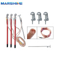 Portable Short Circuit Grounding Pole Flat Clipper Jaws