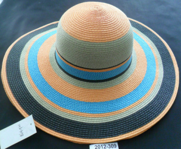 paper braid hat