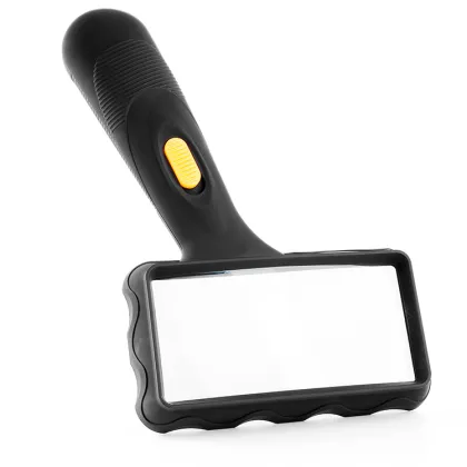 2.5x LED Plastic Rectangular Magnifying Glass Lamp