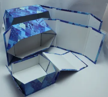 Custom Collapsible Cardboard Folding Box with Magnet Closure