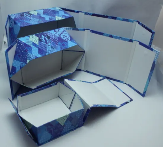 Custom Collapsible Cardboard Folding Box with Magnet Closure