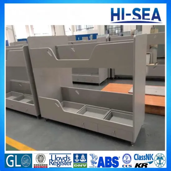 Offshore Aluminum Honeycomb Marine Bunk Bed with Drawers