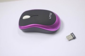 Mini Laptop Desktop Computer Usb Netbook Wireless Mouse With Logo Printing  For Gaming