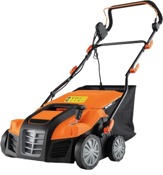 16-inch 15-Amp Electric Dethatcher & Scarifier Lawn Aerator Rake