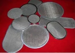 12" 20" Sus304 Sus316 Stainless Steel Wire Mesh / Stainless Steel Filter Disc