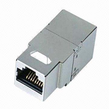 Shielded Cat5e Keystone Jack, Full Shielded