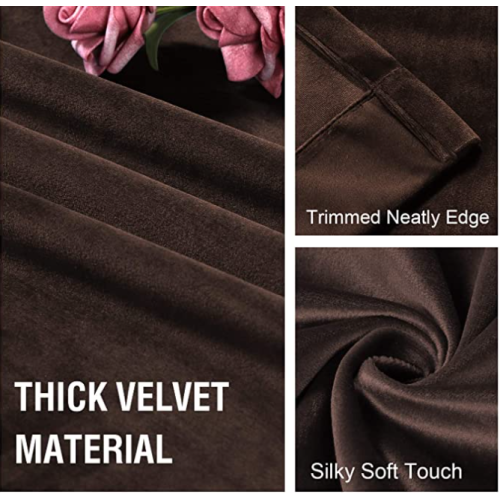 Antique Thick Velvet Curtain