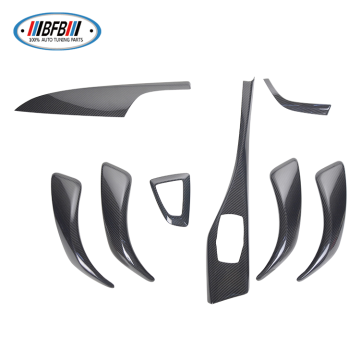 8 PCS Carbon Fiber Interior Trims for BMW 1 Series F20 F21 F22 (2010-2016)