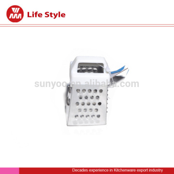 multi purpose 4-sided Stainless steel vegetable/fruit/cheese grater with pp handle