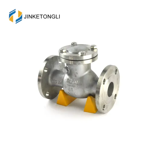 JKTLPC010 backflow swing cast steel flanged 1" check valve