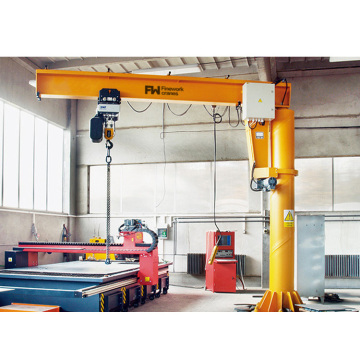 15T 5 ตัน JIB CRANE สำหรับการประชุมเชิงปฏิบัติการเชิงกล - การติดตั้งบนหลังคาเครน