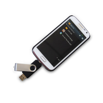 promotional bulk personalized gifts mobile phone ogt USB pen drive