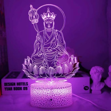 3D Buddha Atmosphere Night Light: Creating Serene Illumination for Your Space