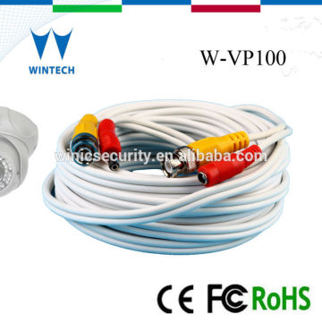 cctv Pre-made cable power+video extension cable