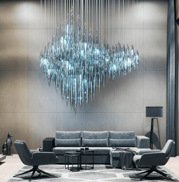 Lampadario per la lobby dell'hotel personalizzabile