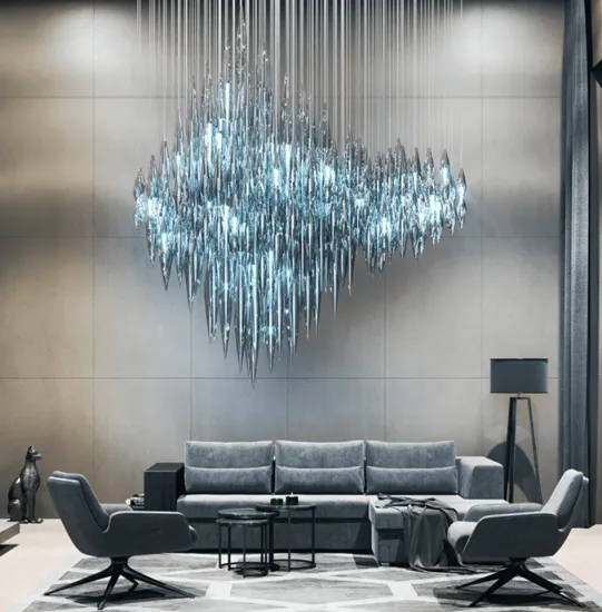 Customizable hotel lobby crystal chandelier