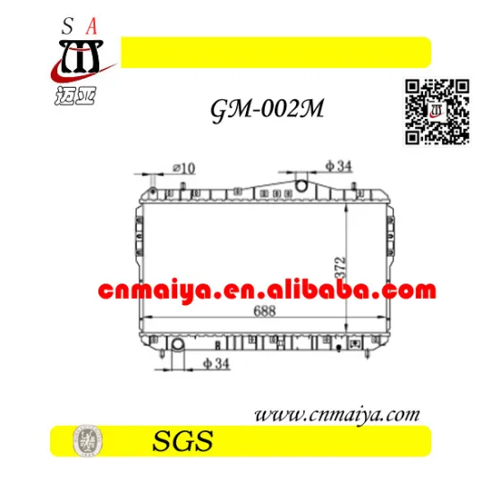 BUICK EXCELLE 1.6 i 16V small car radiator in china