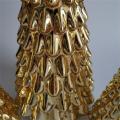 Golden Christmas Tree Shaped Decorations