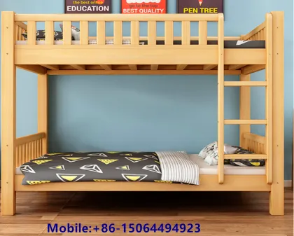 hot sale high quality solid wood bunk bed