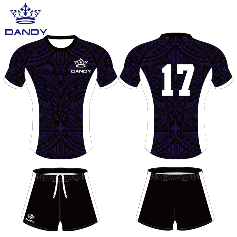 Engros sublimering rugby jersey