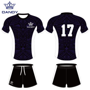 Großhandel Sublimation Rugby-Trikot