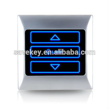 High quality LED indicator 1gang/2 gang CE/ISO9001/CQC PC/metal frame smart home system
