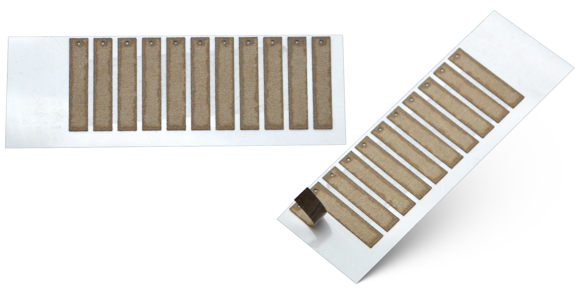 Tissu conducteur autocollant personnalisé