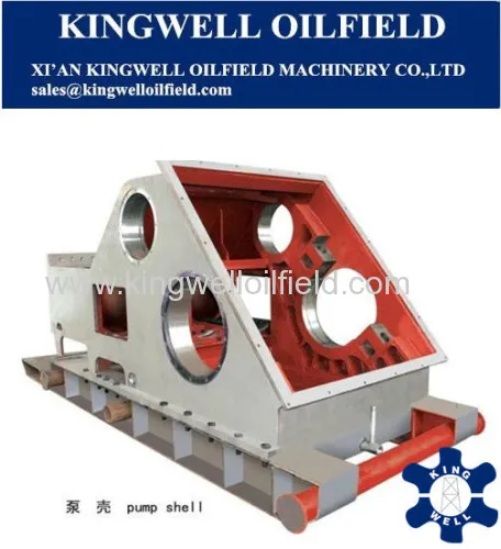 Api Standard F-1600 Triplex Mud Pump Frame(shell) 