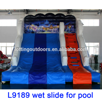 Lotting cheap inflatable water park slides for sale