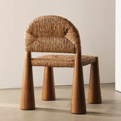 Modern Italian Rattan Chair for B&B and Restaurant Dining