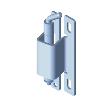 Stainless Steel AISI 304 Distribution Box with Removable Pin Concealed Hinges