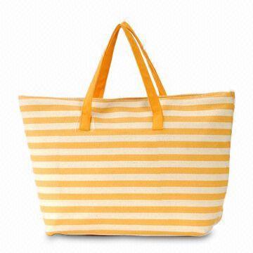 Lady's Fashion Stripe Tote Bag for Shopping