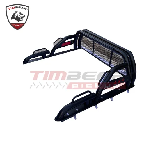 Universal Steel Roll Bar for 4X4 Pickup Trucks - Fits Nissan Navara, Mitsubishi L200, Isuzu D-Max